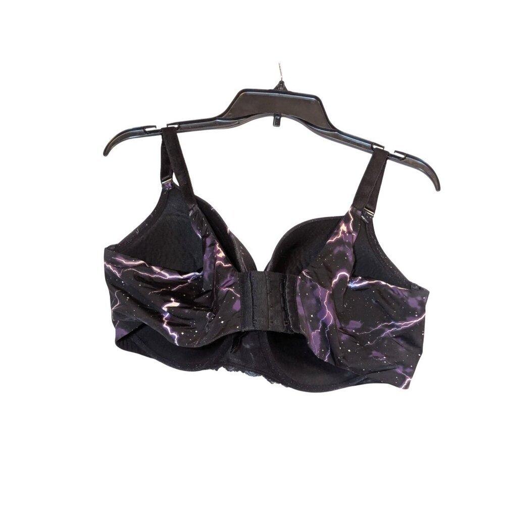 Torrid Curve Black Lightning Print Underwire Full… - image 2